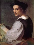 Andrea del Sarto Man portrait oil on canvas